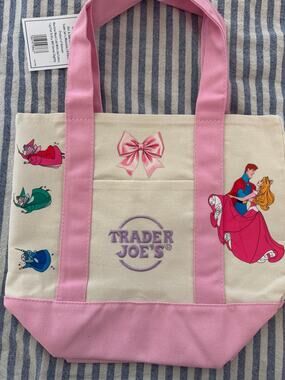Disney Auora and the 3 Fairies Sleeping Beauty Custom Trader Joes Mini Tote